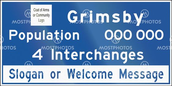 Town Name Sign In Ontario - Canada