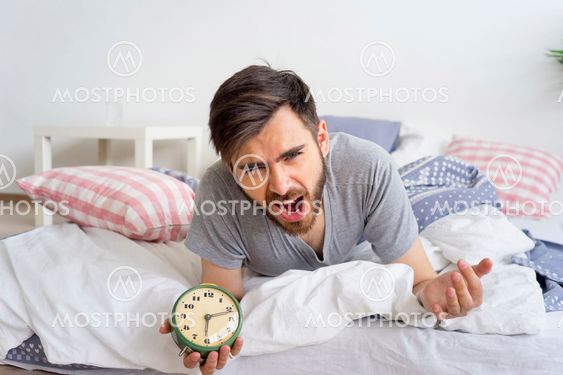 Man is overslept