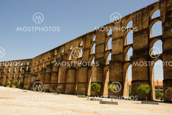 Aqueduct in Elvas, Portugal