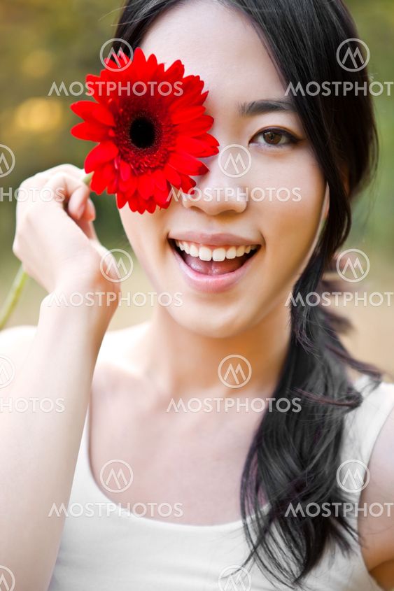 Beautiful asian woman