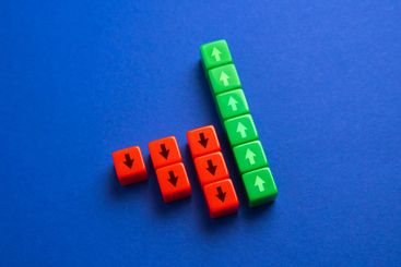 Instant growth after a long decline. The concept of...