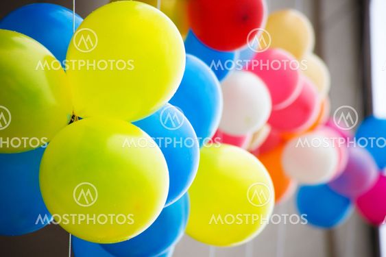 Colourful air balloons.