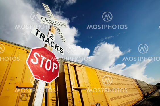 Train at Crossing