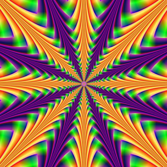 Centerpoint in Purple and Orange