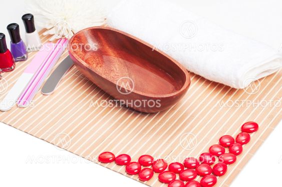 Hands Spa. Manicure concept
