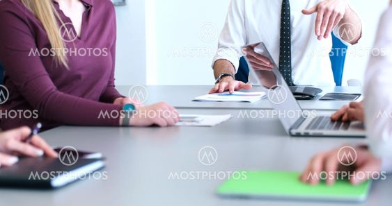group of business man on meeting