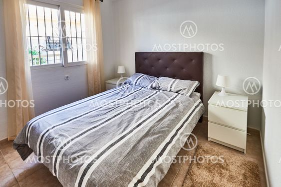 Orihuela, Spain- June 06, 2016: Apartments for tourists near the sea in Spain