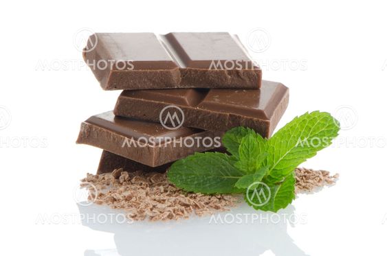 Closeup detail of chocolate parts