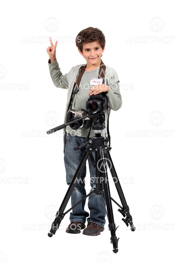 Child press photographer