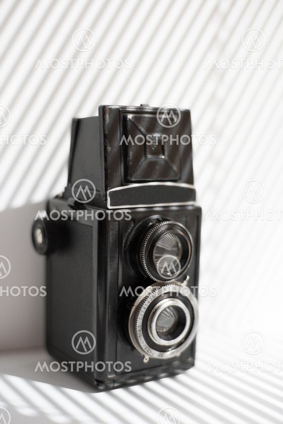 old black camera