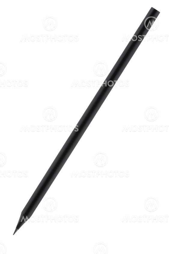 black graphite pencil