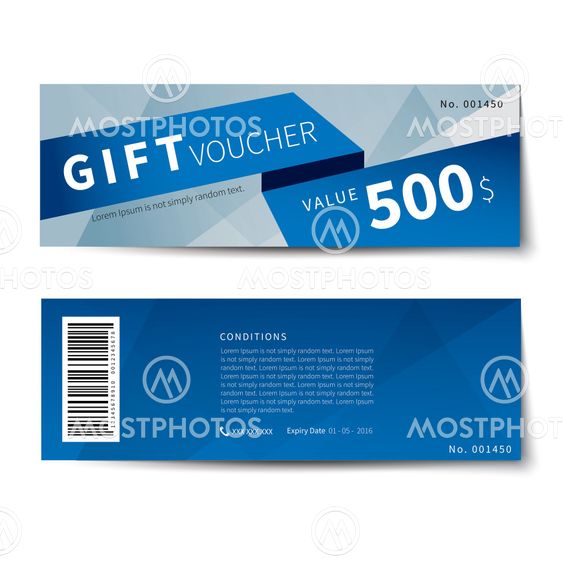 gift voucher discount template design