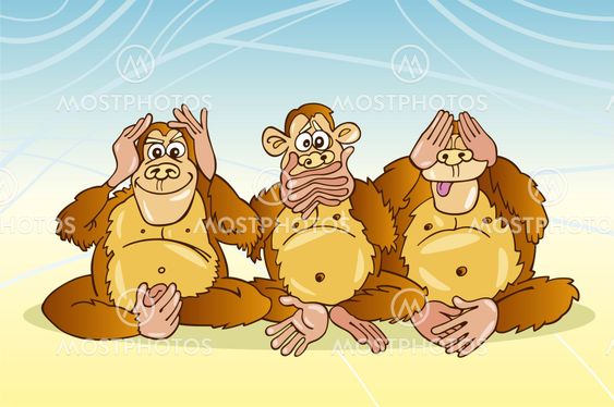 Three monkeys
