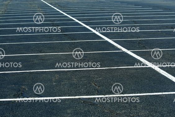Empty parking lot background