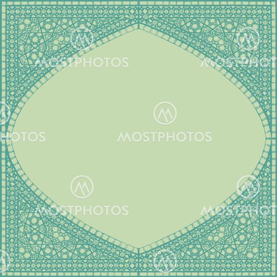 Geometric corner frame pattern ethnic tile colorful abstract background vector