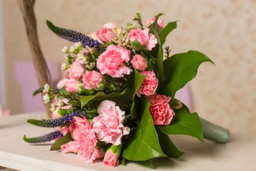 beautiful colourful blossoming flowers bouquet of fresh...