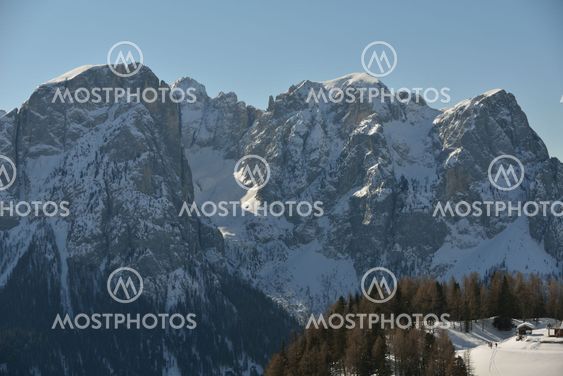 mountain winter nature