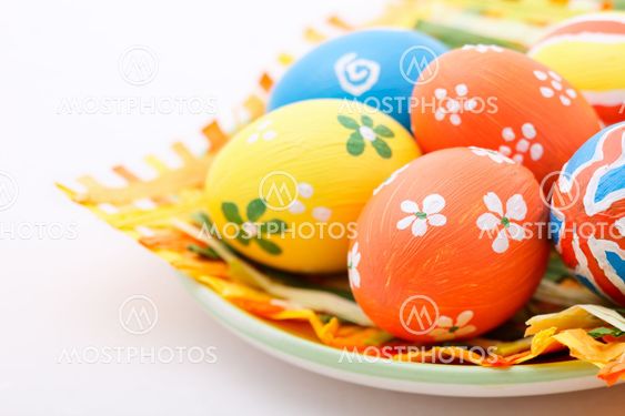 Hand painted Easter eggs