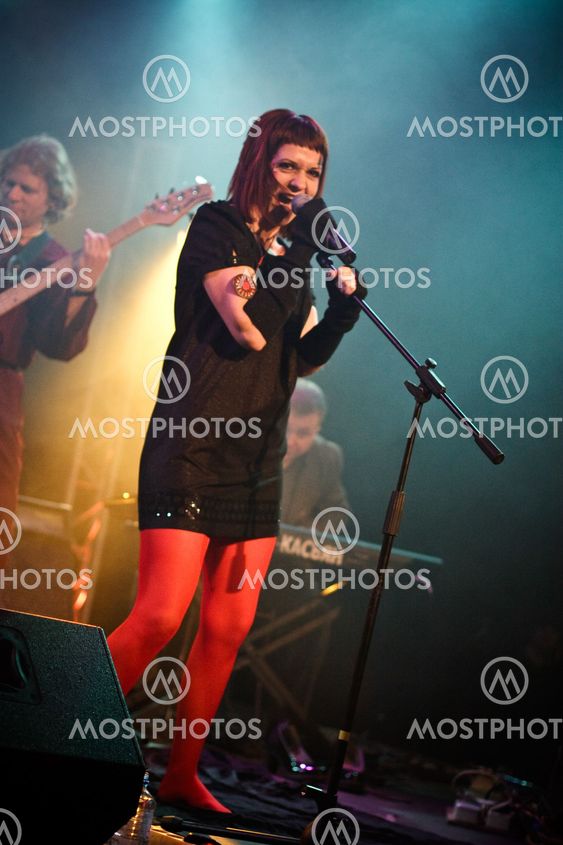MOSCOW - MARCH 9: Razoom band performs at OTV2 live show on March 9, 2009 in Moscow, Russia