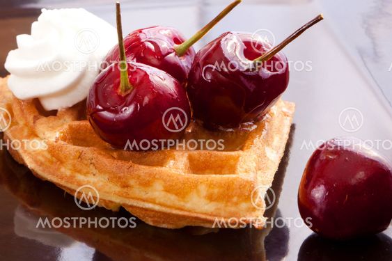 Cherries Tart Slices