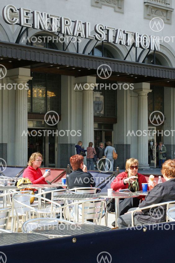 At Stockholm Central station
