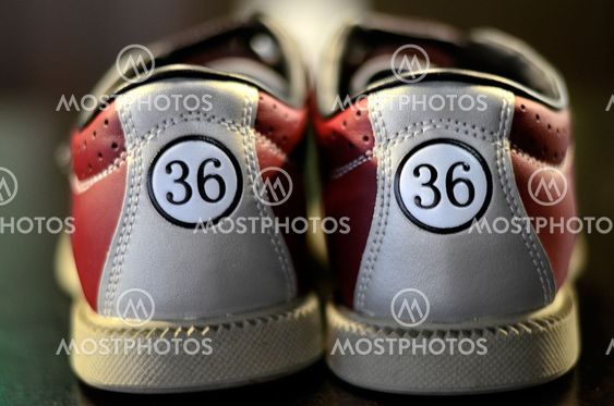 Arrière de chaussures de bowling