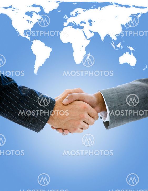 Close-up of a business people shaking hands
