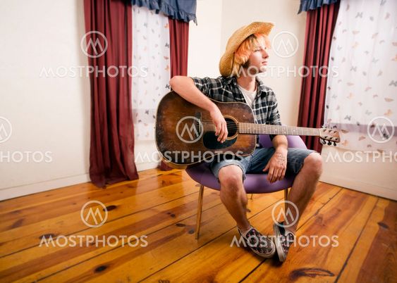 Junge Gitarrist