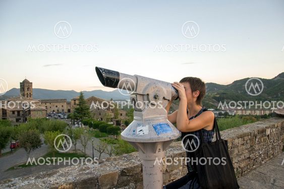 Carol Looking spyglass