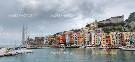 Fisherman town of Portovenere, Cinque Terre Liguria, Italy