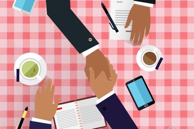 Work Space Meeting Design Flat