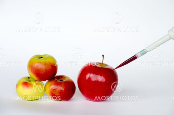Inflating apples