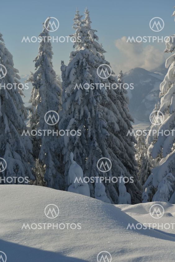 winter mountain landscape