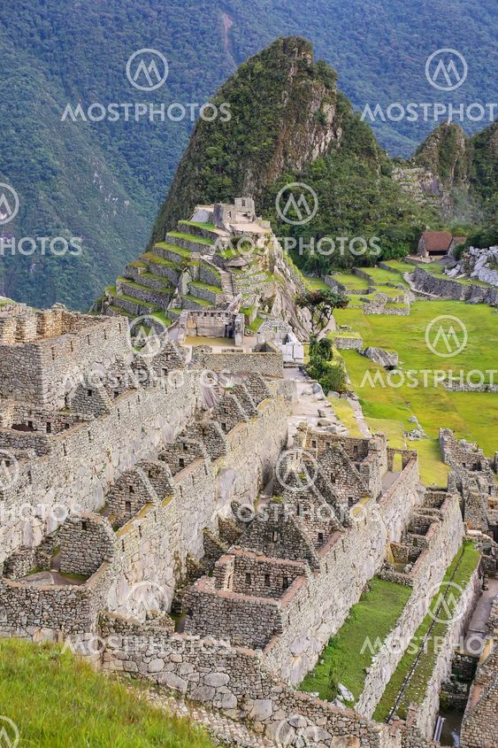 Inca citadel Machu Picchu in Peru