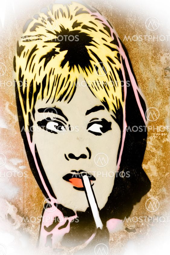 Smoking girl
