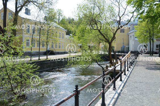 Norrtäljeån in vårskrud