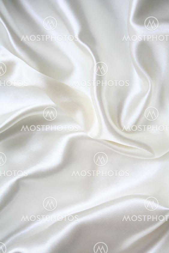 Smooth elegant white silk as background