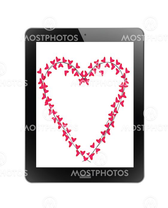 Heart of frame in tablet
