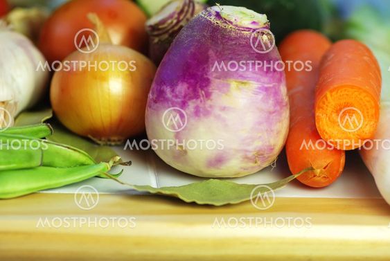 Vegetable ingredients of mediterranean cuisine