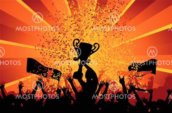 Cheering Crowd