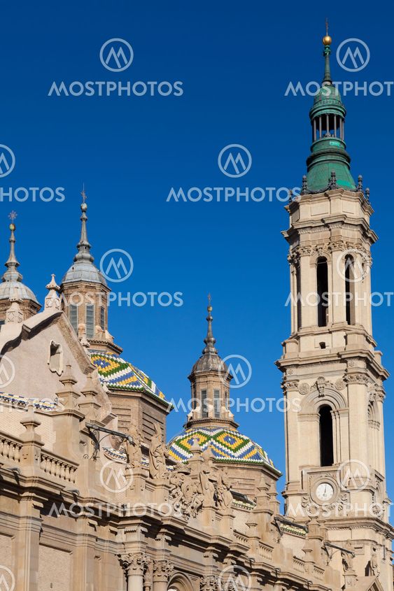 Bell tower of The Pilar, Zaragoza, Spain