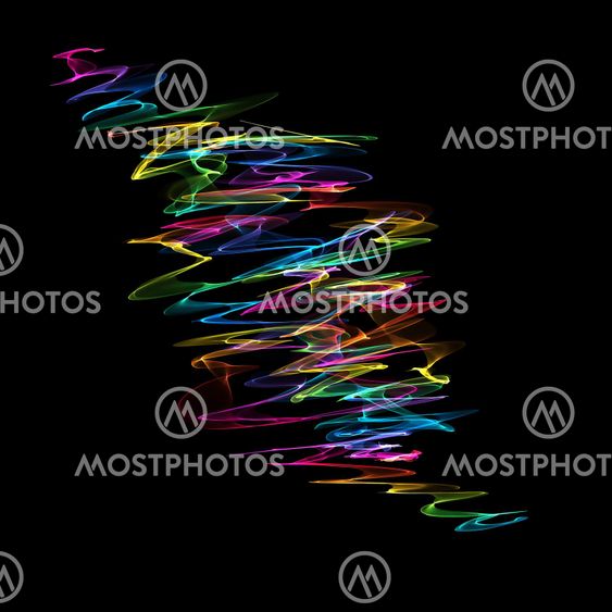 abstract ribbon waves