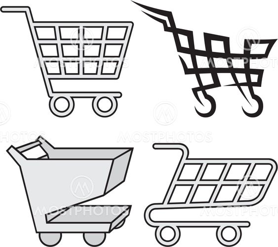 Shopping cart icons
