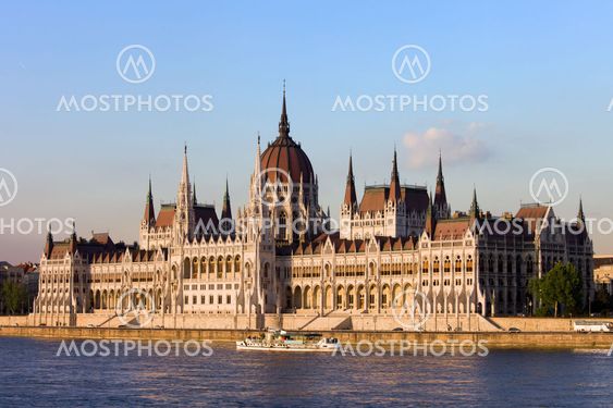 Hungarian Parliament Building in Budapest