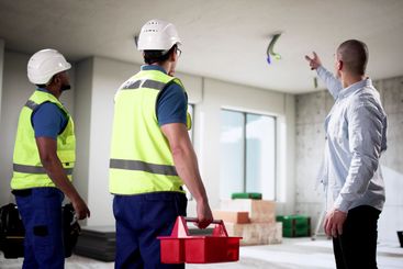 Skilled Home Renovation Workers Transforming Interior