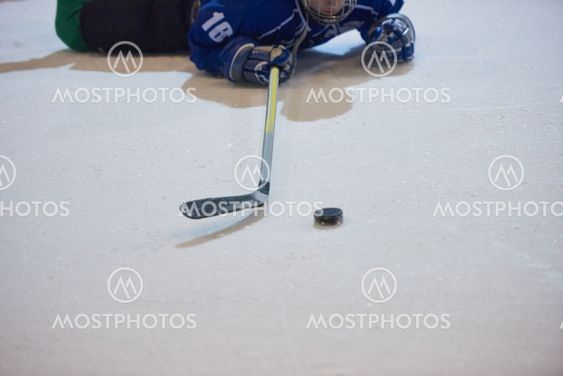 ice hockey player in action