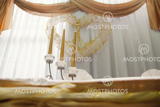 Wedding reception decoration