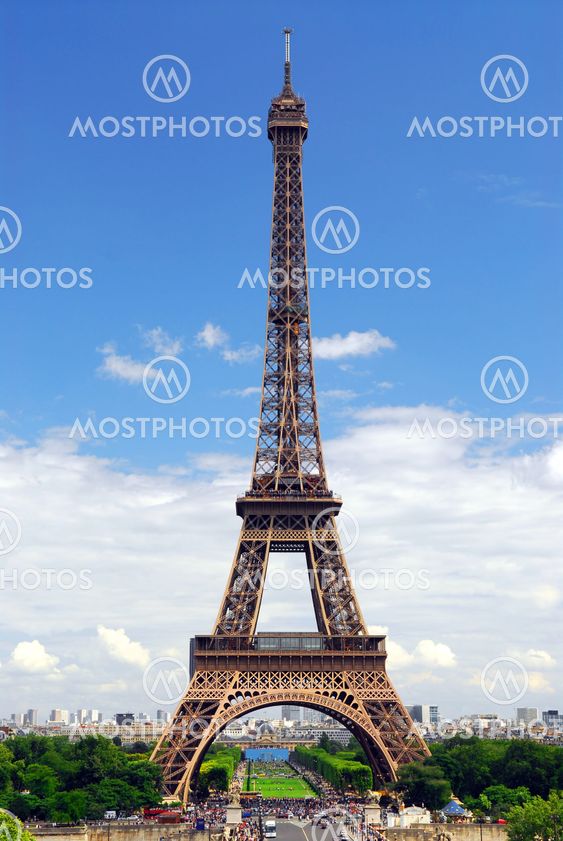 Eiffel tower from Trocadero
