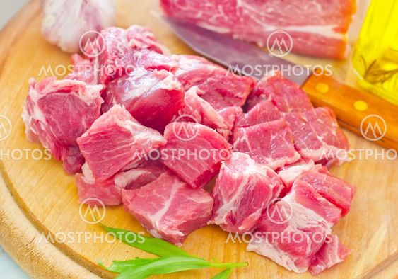 raw meat