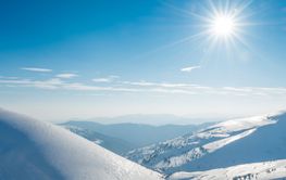 Mountain winter landscape